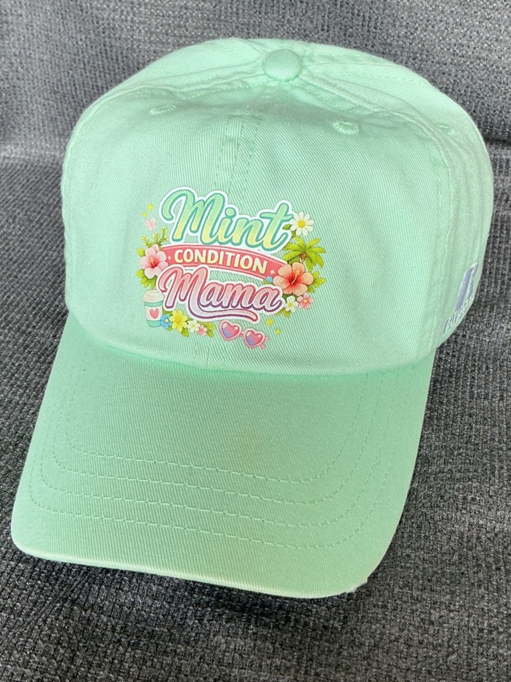 Russell Athletic "Mint Condition Mama"  Mint Adjustable Baseball Cap (NWOT)